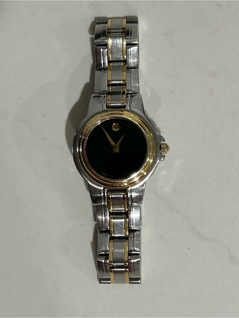 Vintage Movado Museum Classic Two-Tone Women’s Watch With New Battery